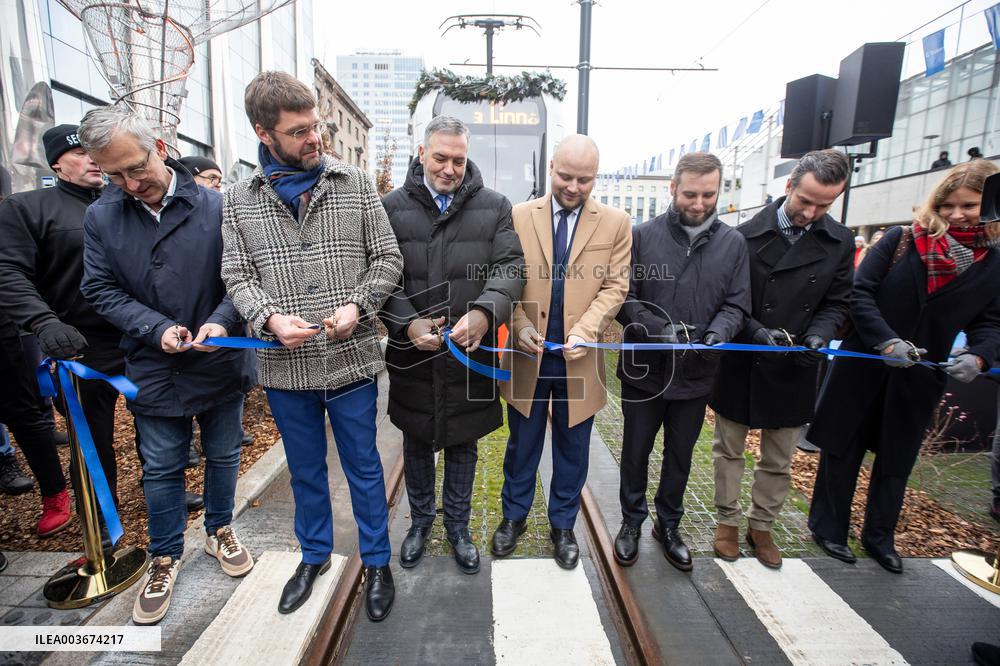 Tallinn opens new tram line