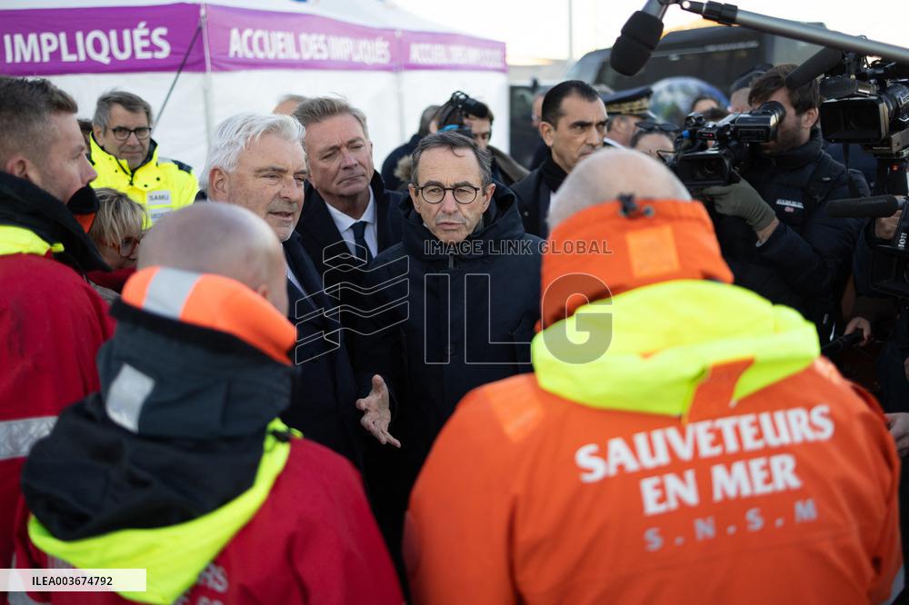 Bruno Retailleau Meets with local actors on the migrant crisis - Boulogne-sur-Mer