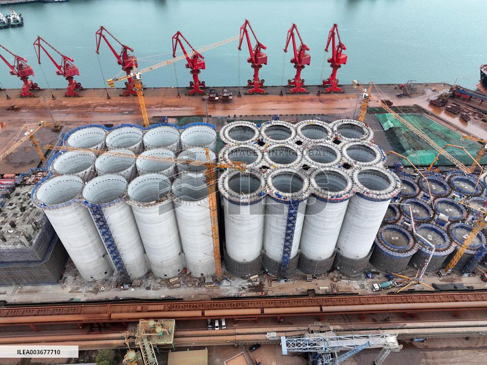Lianyungang International Grain Distribution Center Constructio