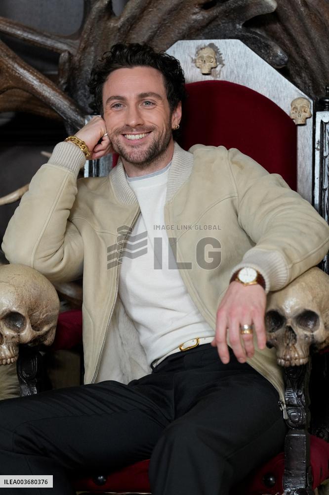 Aaron Taylor-Johnson At Kraven The Hunter Photocall - Madrid