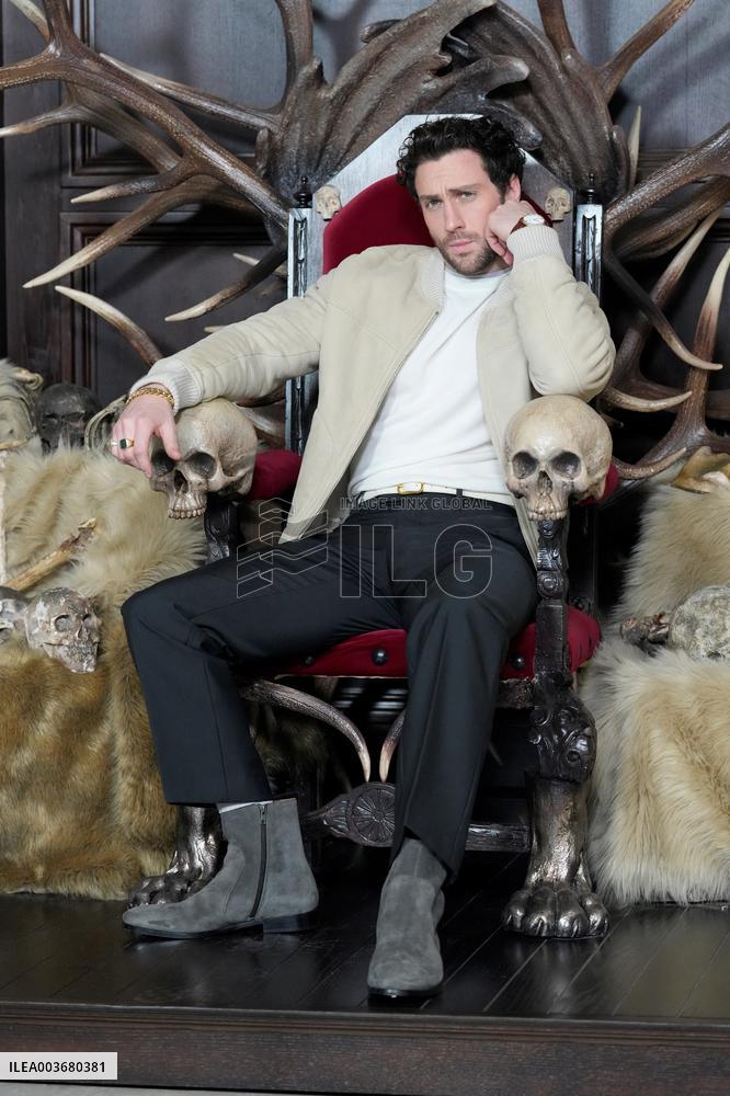 Aaron Taylor-Johnson At Kraven The Hunter Photocall - Madrid