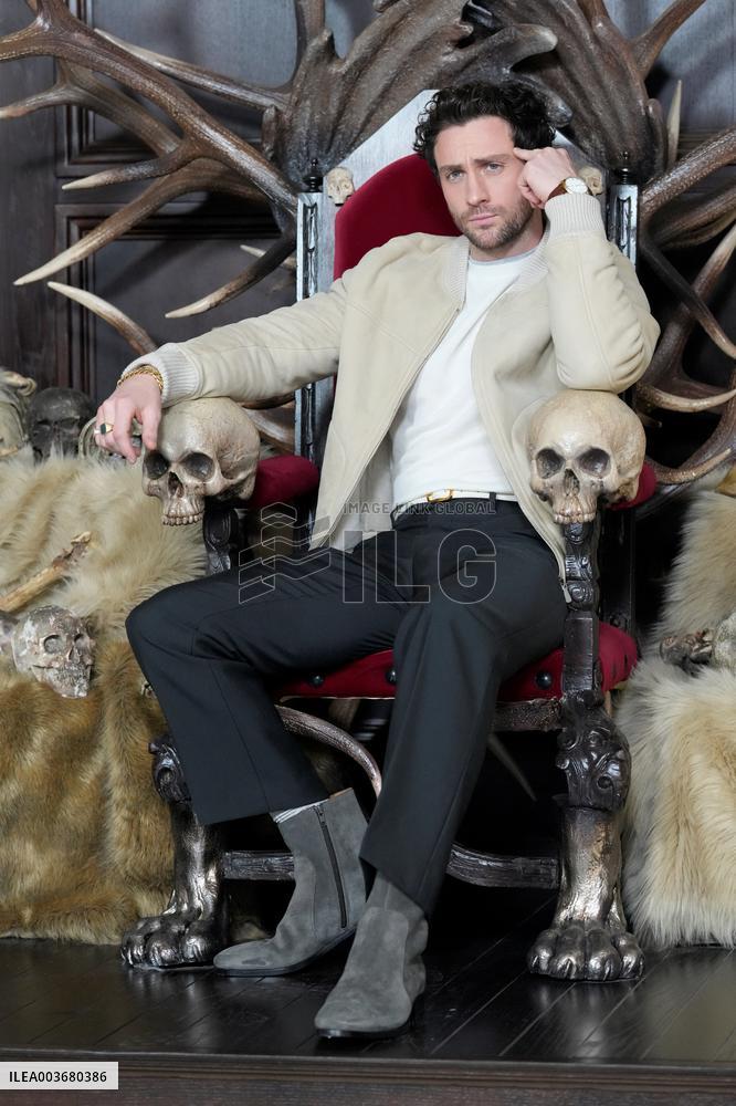 Aaron Taylor-Johnson At Kraven The Hunter Photocall - Madrid