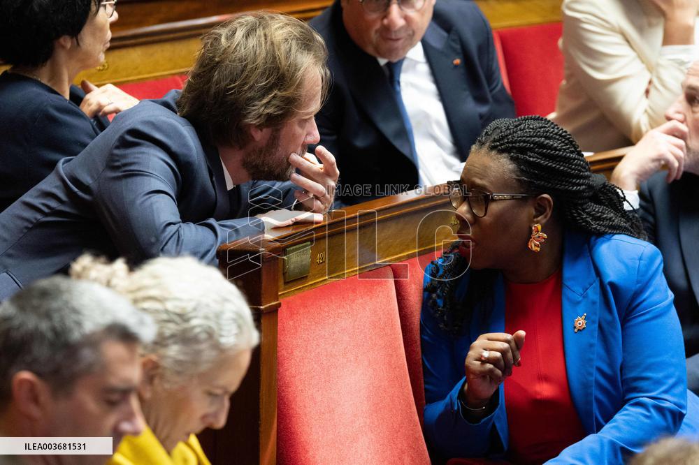 Questions to the government at the National Assembly - Paris