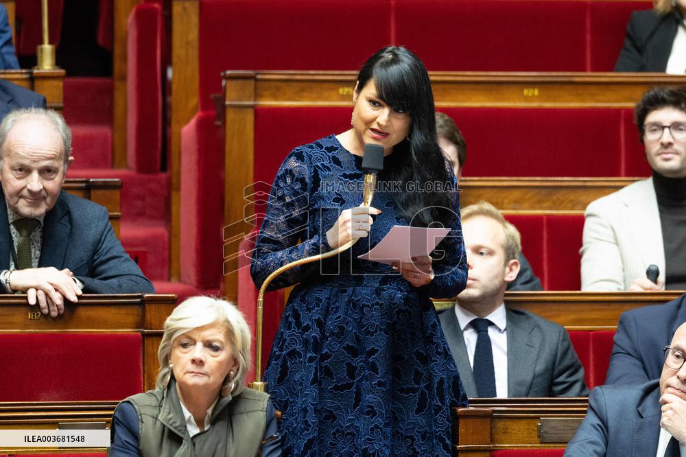 Questions to the government at the National Assembly - Paris