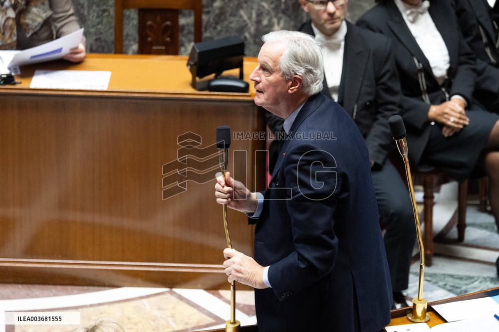 Questions to the government at the National Assembly - Paris