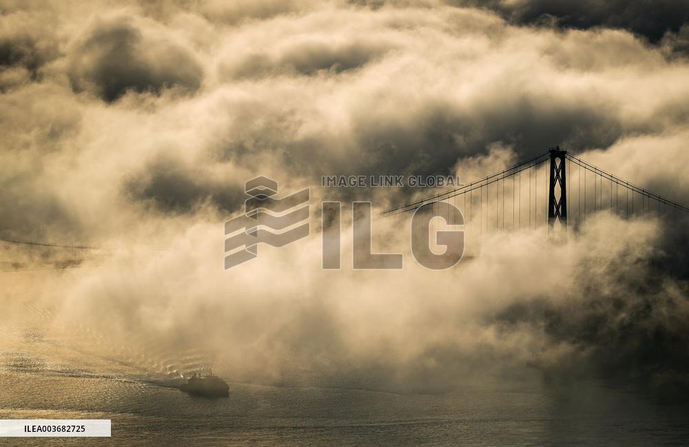 Fog Shrouds The Downtown Skyline - Vancouver
