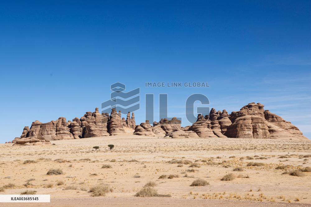 President Macron Visit To Al-Hijr Archaeological Site - Saudi Arabia