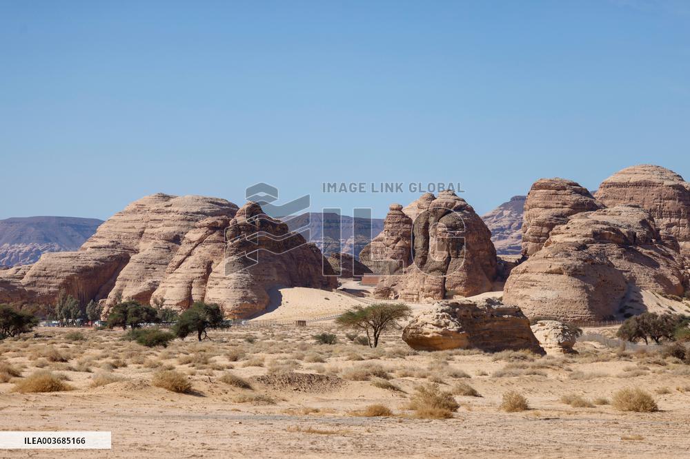 President Macron Visit To Al-Hijr Archaeological Site - Saudi Arabia