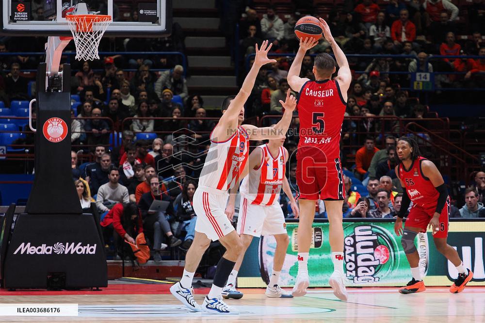 BASKET - Euroleague - EA7 Emporio Armani Milano vs Crvena Zvezda Meridianbet Belgrade