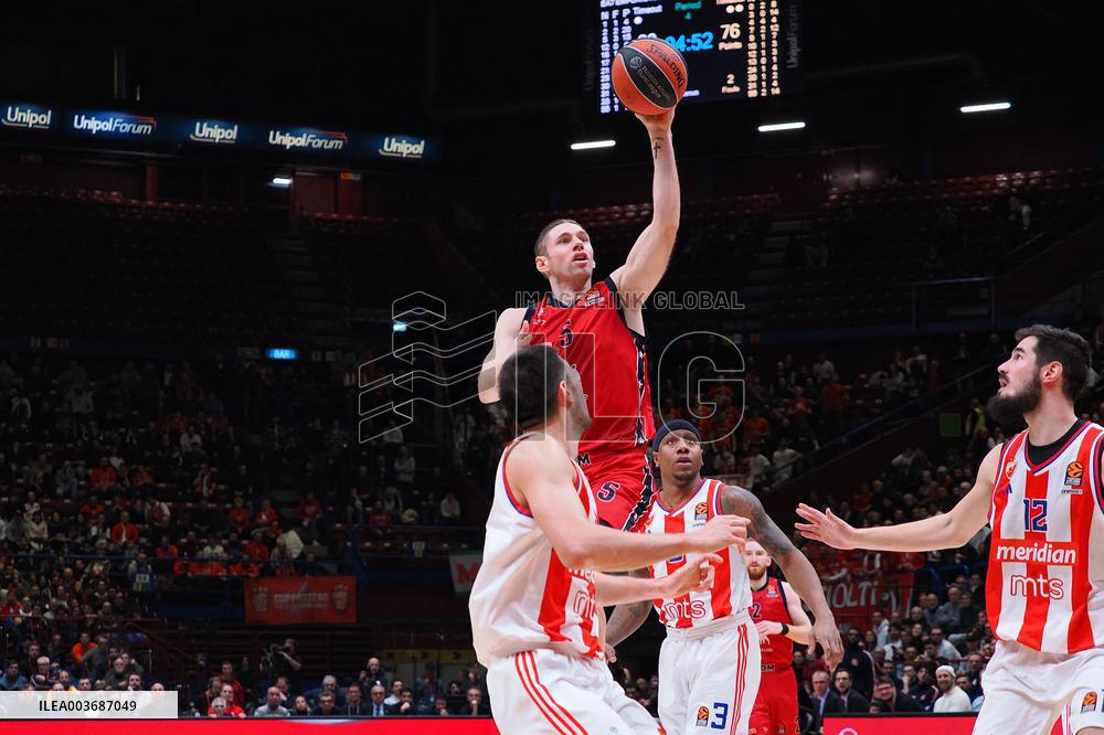 BASKET - Euroleague - EA7 Emporio Armani Milano vs Crvena Zvezda Meridianbet Belgrade