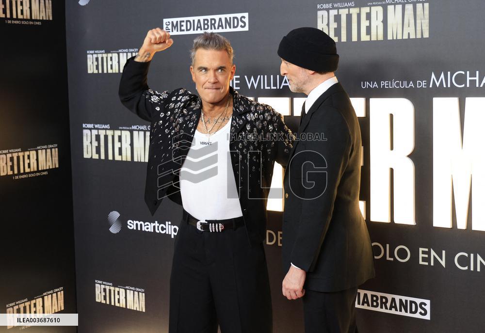 Better Man Premiere - Madrid
