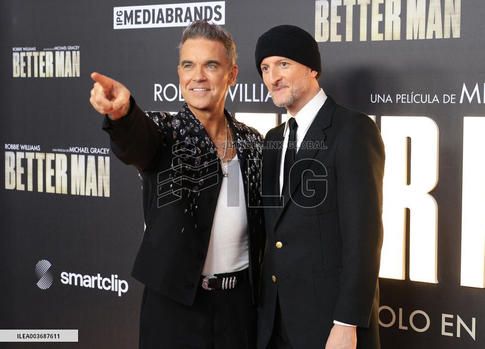 Better Man Premiere - Madrid