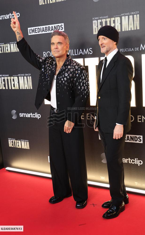 Better Man Premiere - Madrid