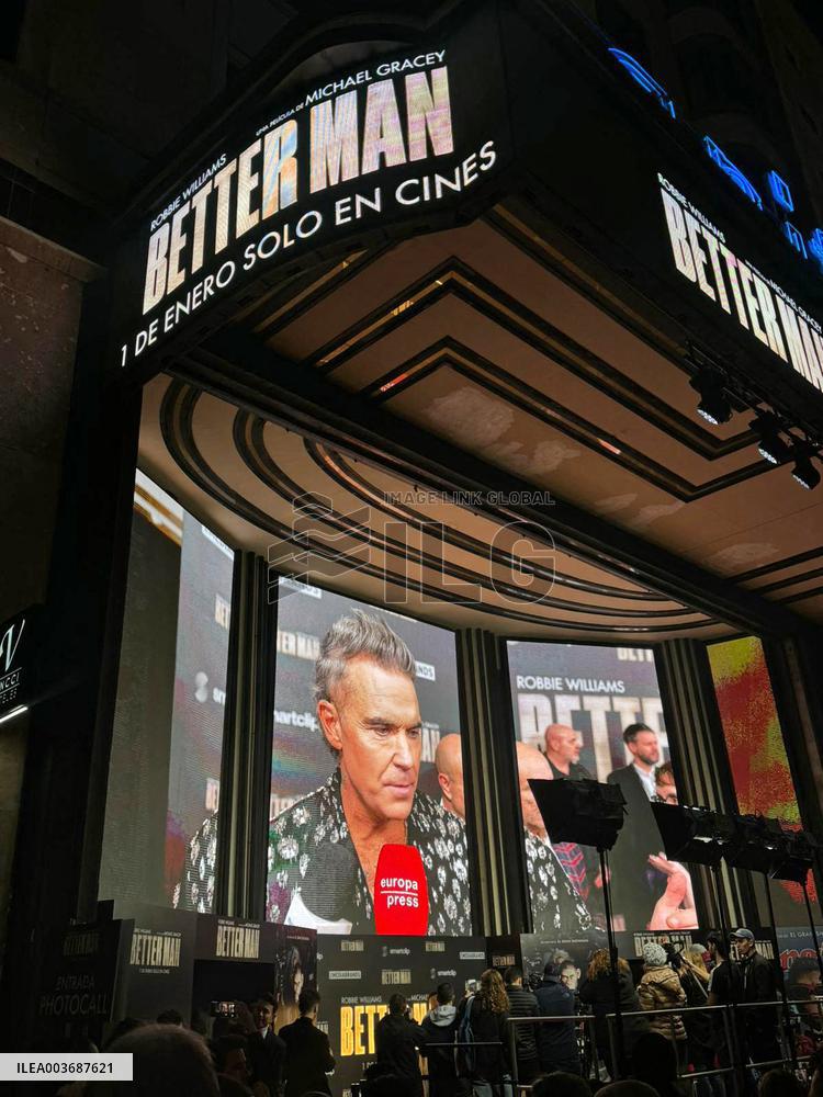 Better Man Premiere - Madrid