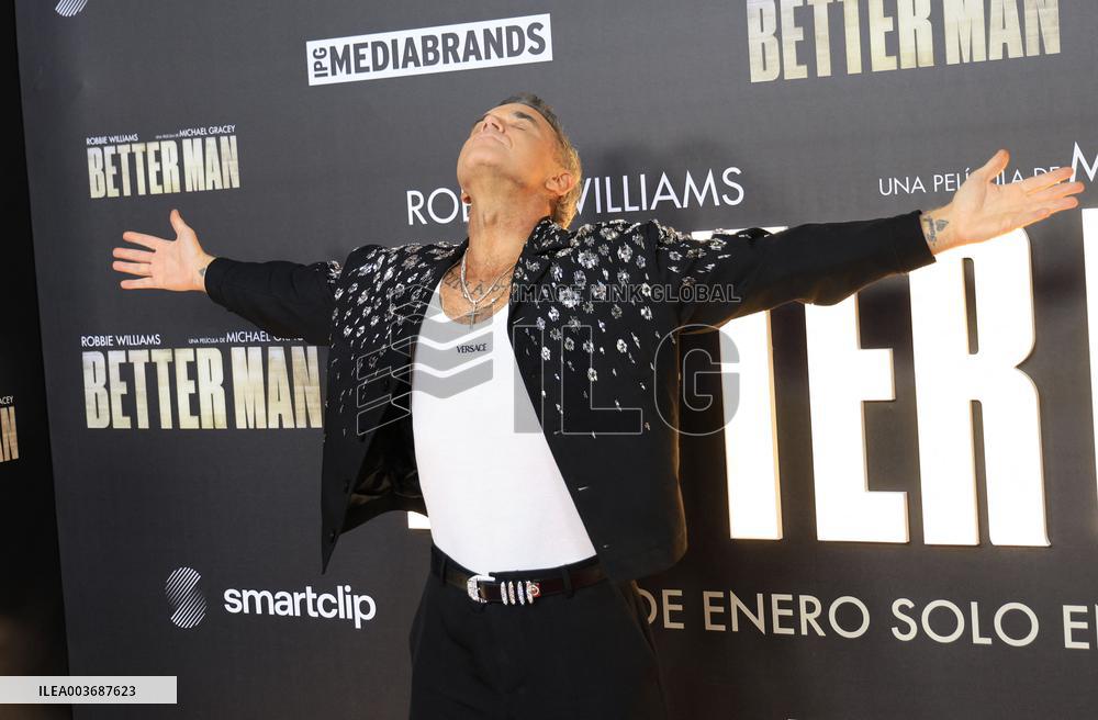 Better Man Premiere - Madrid