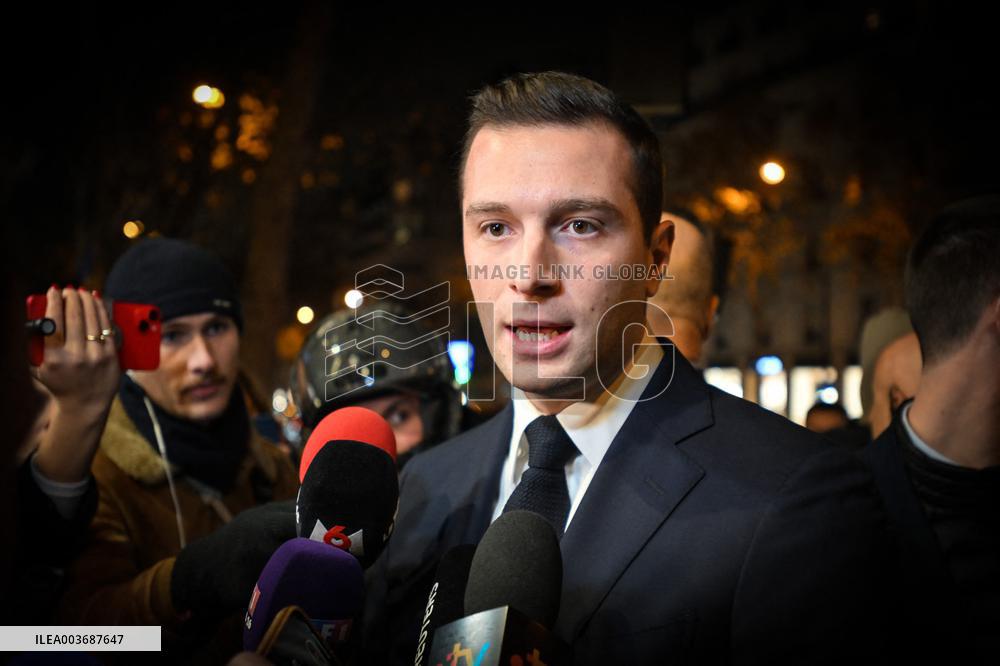 Jordan Bardella Book Signing - Paris