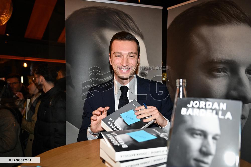 Jordan Bardella Book Signing - Paris