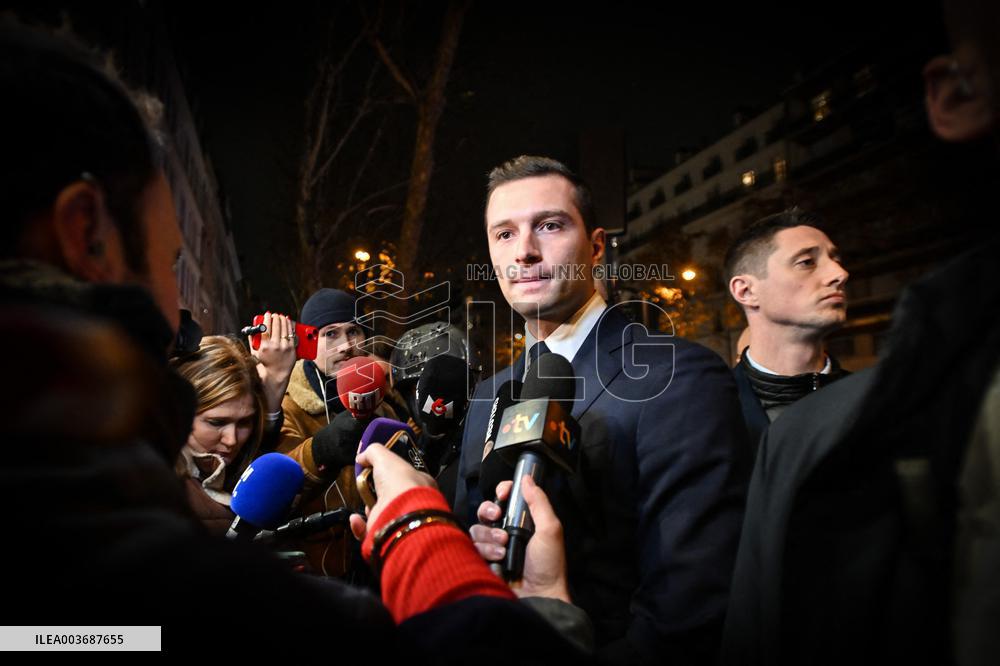 Jordan Bardella Book Signing - Paris