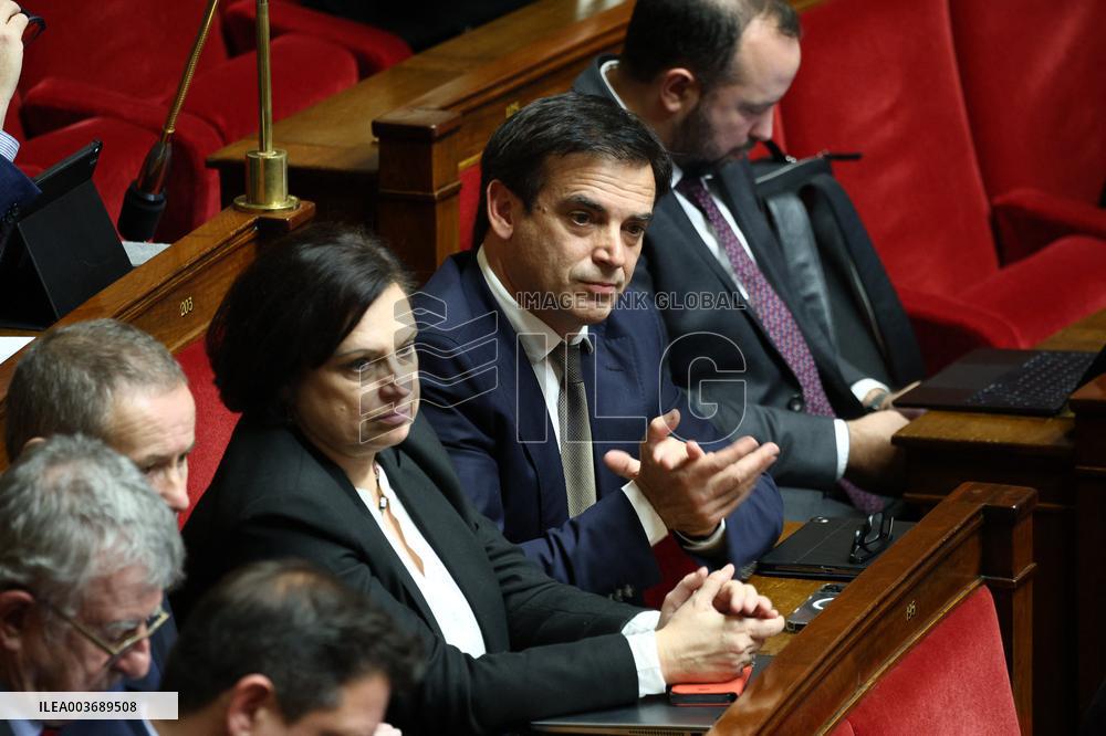 Corsicans Deputies at Questions to the Government at The National Assembly - Paris