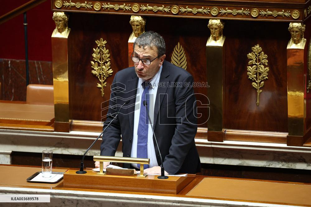 Vote Session Concerning Creation of a university hospital centre in Corsica at The National Assembly - Paris