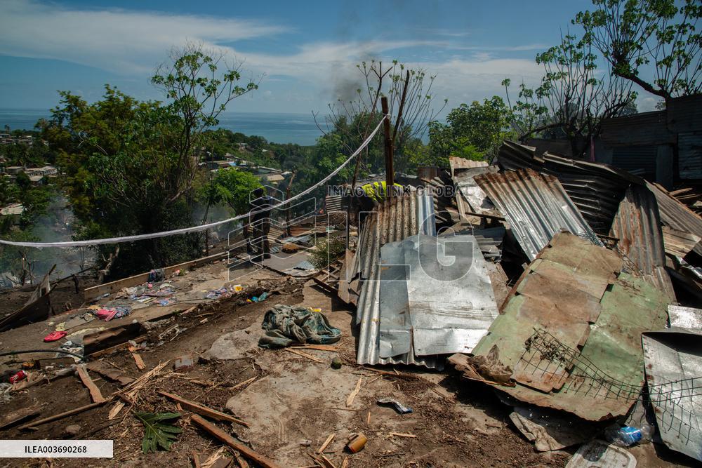 Destruction of One of Mayotte's Biggest Shantytowns