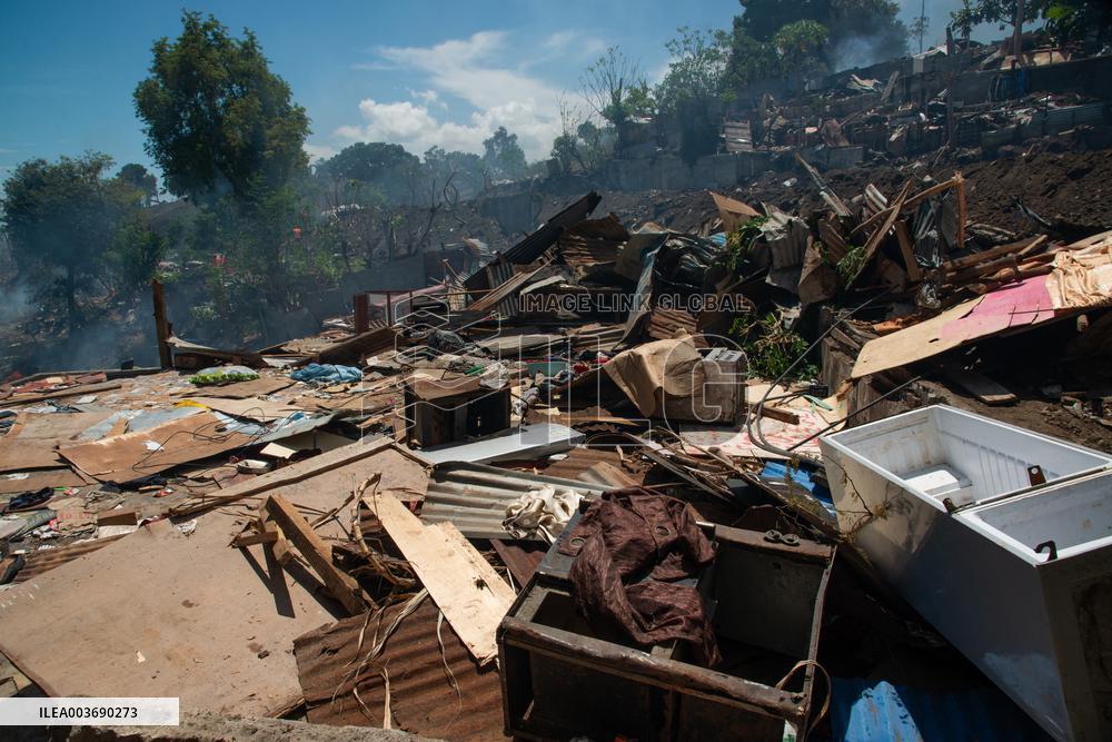 Destruction of One of Mayotte's Biggest Shantytowns