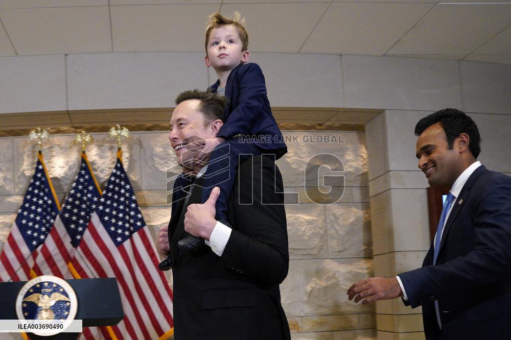 Elon Musk on Capitol Hill - Washington