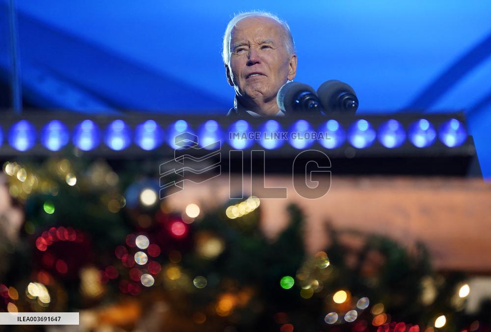 U.S. National Christmas Tree Lighting Ceremony in Washington