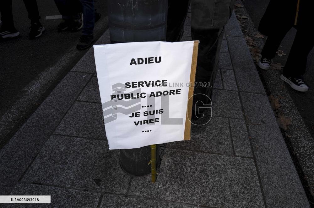 Public Sector Workers Protest - Toulouse