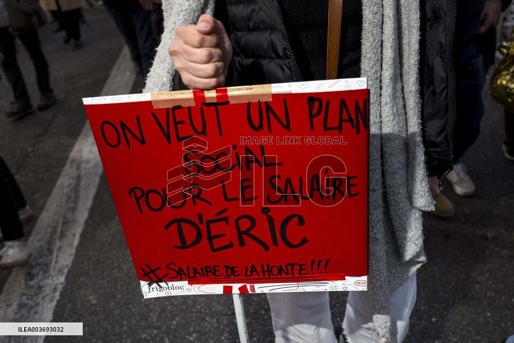 Public Sector Workers Protest - Toulouse