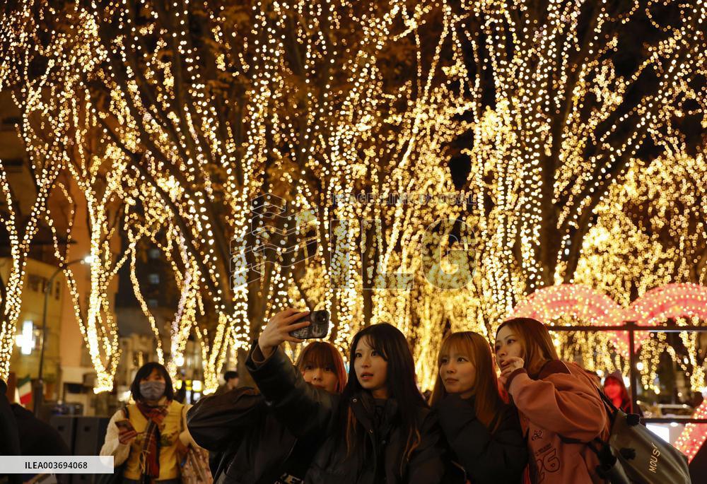 Illumination event in Sendai