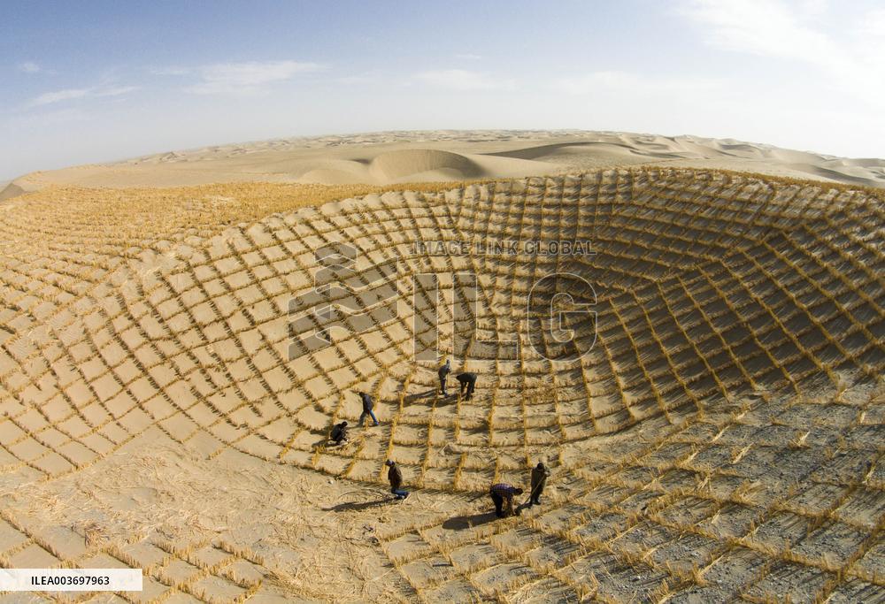 China Fortifies Green Great Wall To Contain Desert