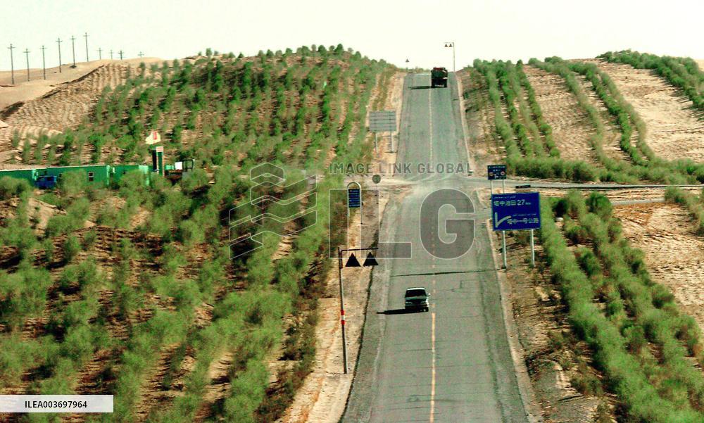 China Fortifies Green Great Wall To Contain Desert