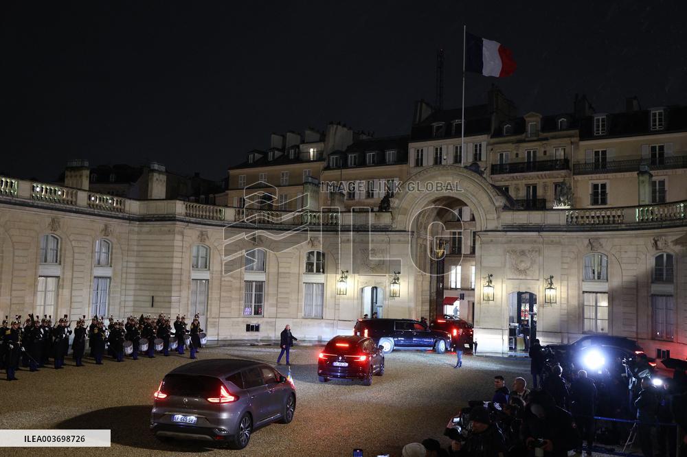 Trump, Macron, Zelensky Meeting - Paris