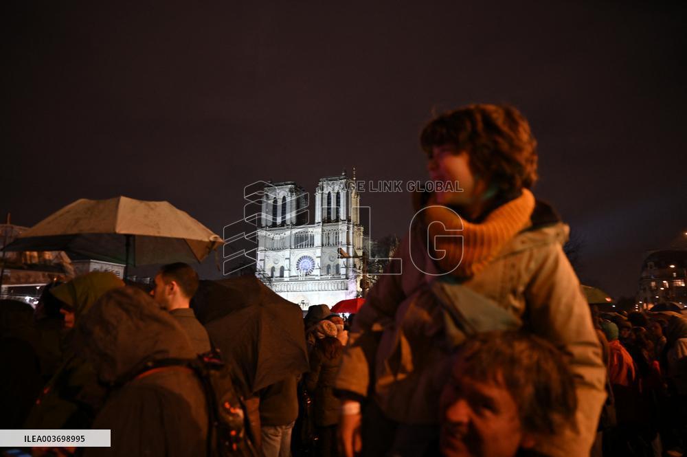 Official Reopening Ceremony of Notre-Dame Cathedral - Ambience