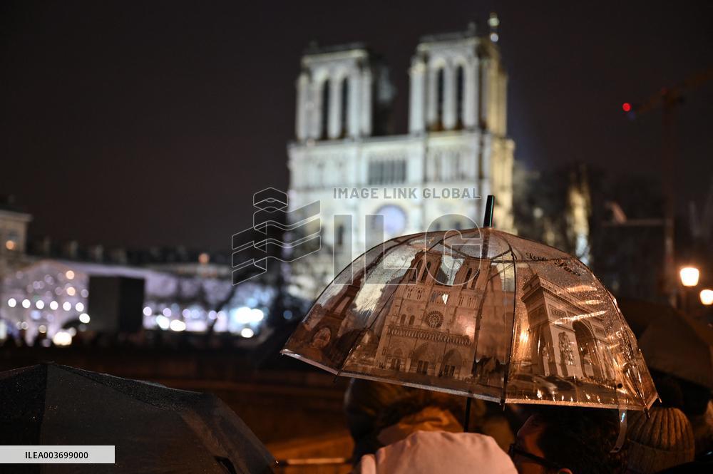 Official Reopening Ceremony of Notre-Dame Cathedral - Ambience