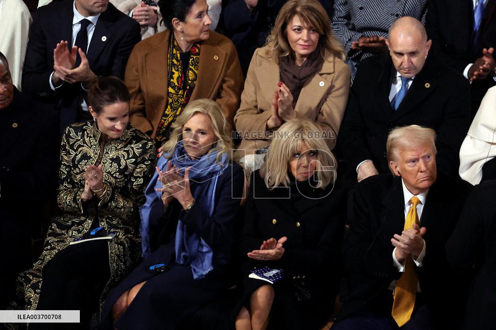 Official Reopening of Notre-Dame de Paris - Inside