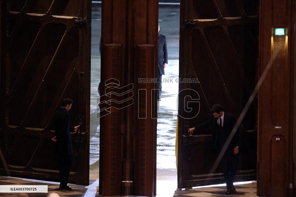 Official Reopening of Notre-Dame de Paris - Inside