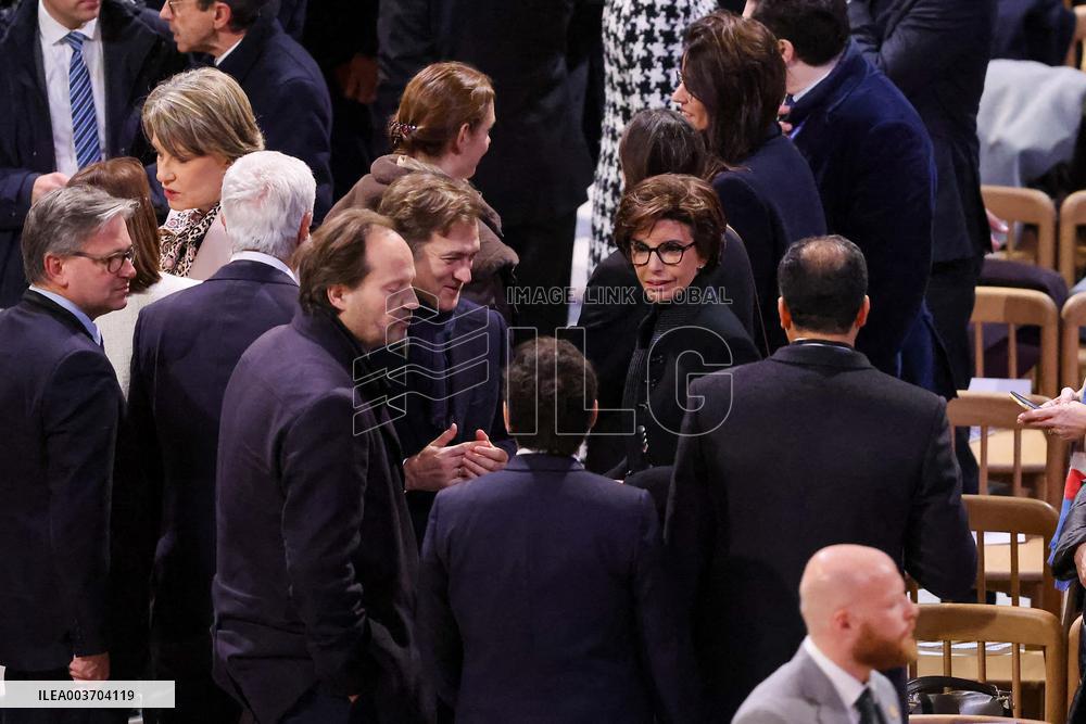 Official Reopening of Notre-Dame de Paris - Inside