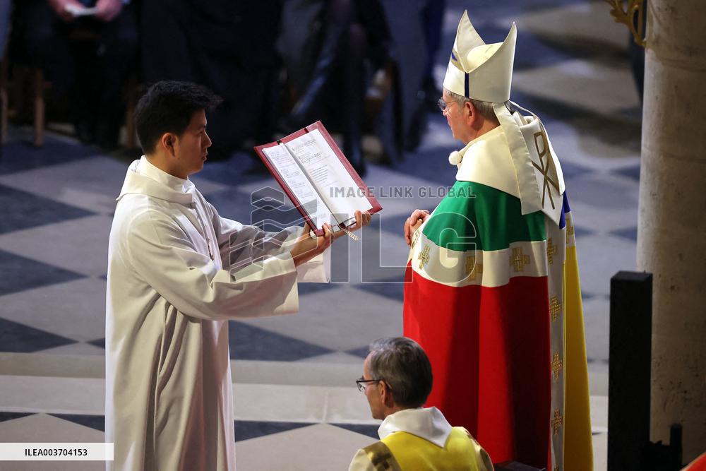 Official Reopening of Notre-Dame de Paris - Inside