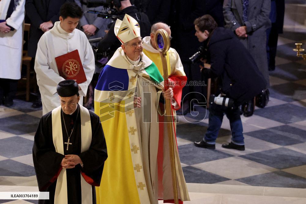 Official Reopening of Notre-Dame de Paris - Inside