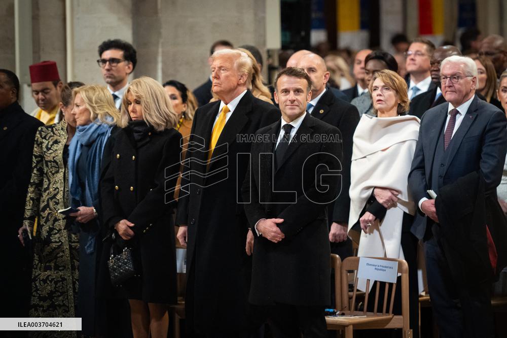 Official Reopening of Notre-Dame de Paris - Inside