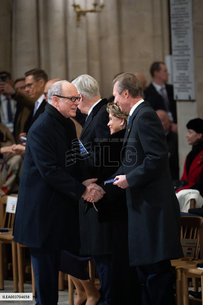 Official Reopening of Notre-Dame de Paris - Inside