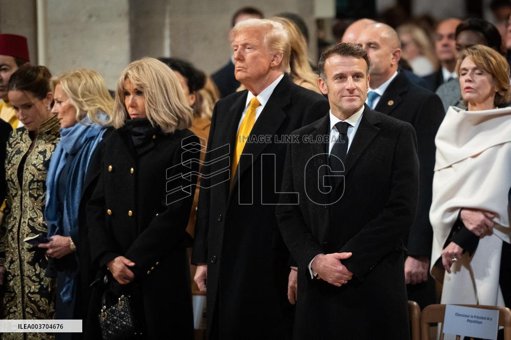 Official Reopening of Notre-Dame de Paris - Inside