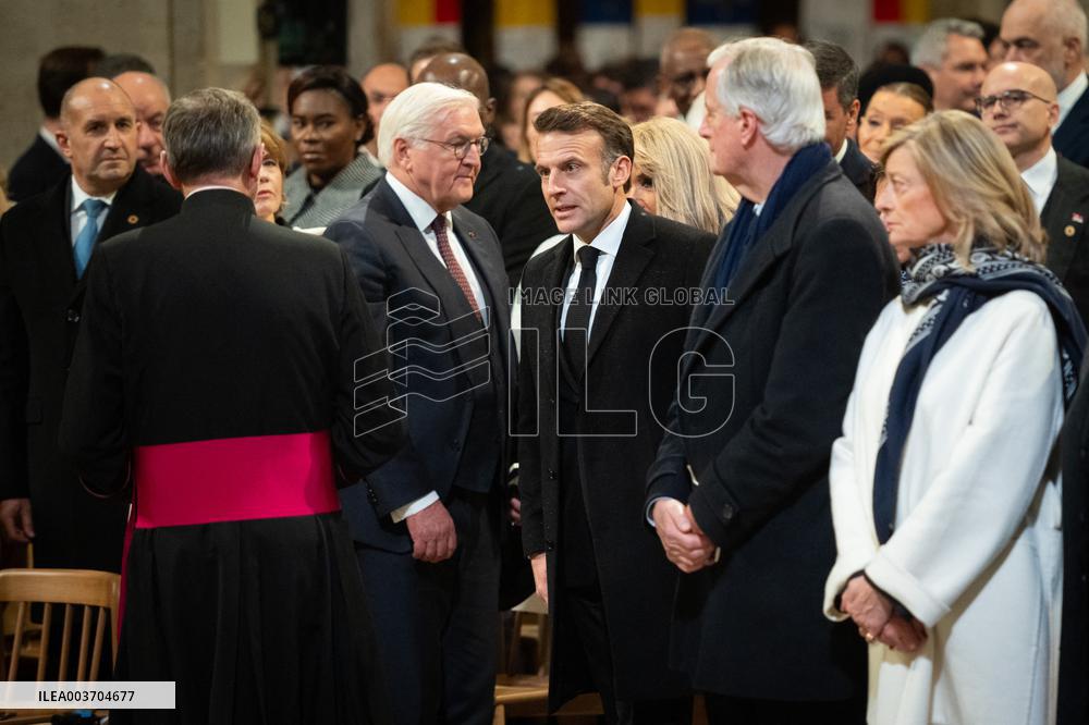 Official Reopening of Notre-Dame de Paris - Inside