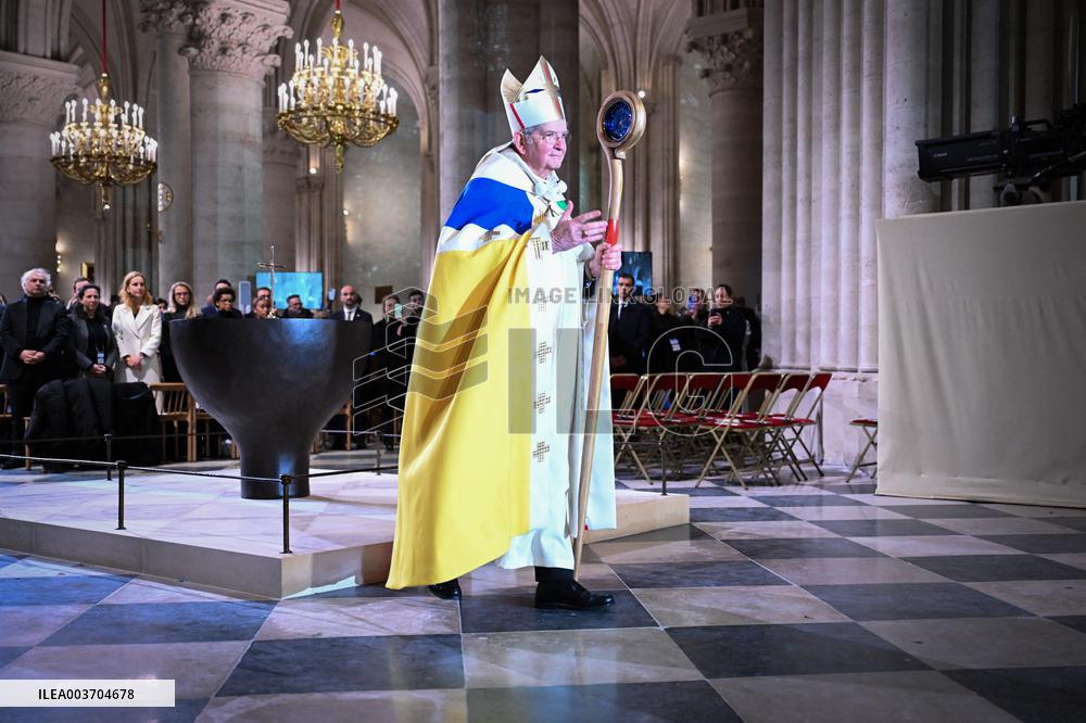 Official Reopening of Notre-Dame de Paris - Inside