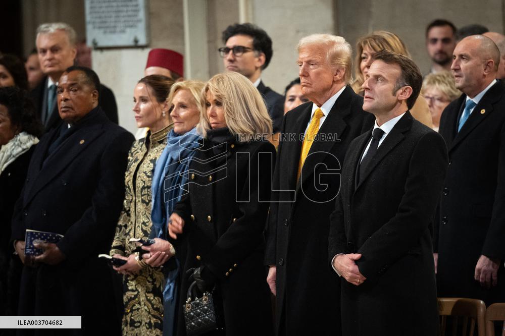 Official Reopening of Notre-Dame de Paris - Inside