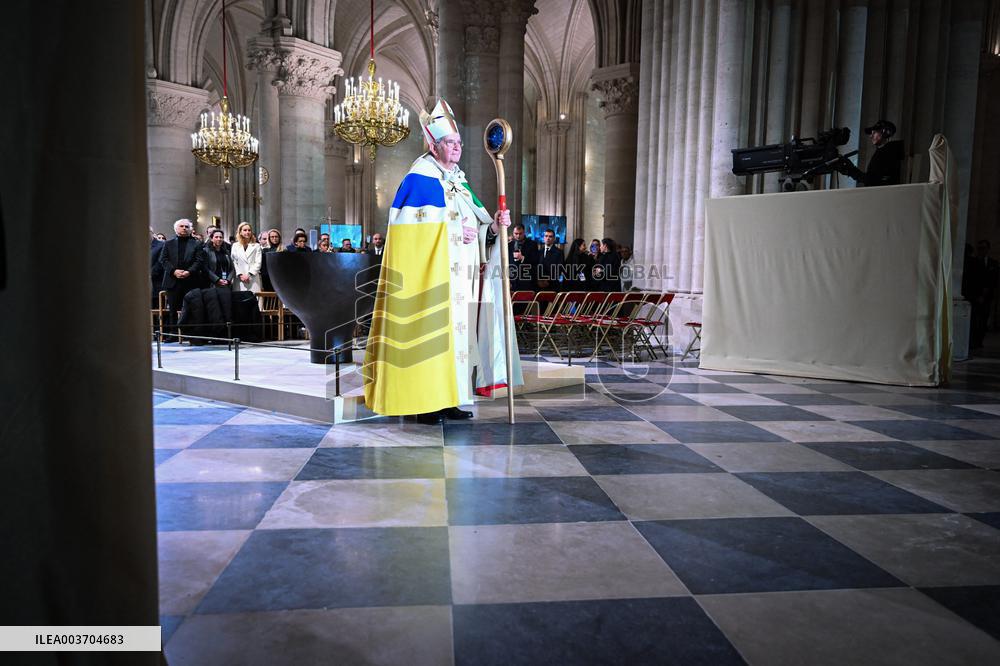 Official Reopening of Notre-Dame de Paris - Inside