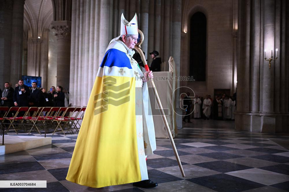 Official Reopening of Notre-Dame de Paris - Inside