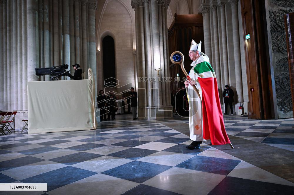 Official Reopening of Notre-Dame de Paris - Inside